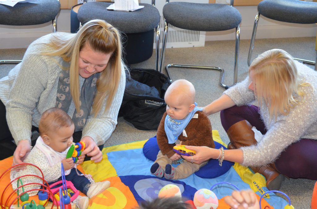 Mums visit our health visiting clinic, at Wednesbury North Children’s Centre.