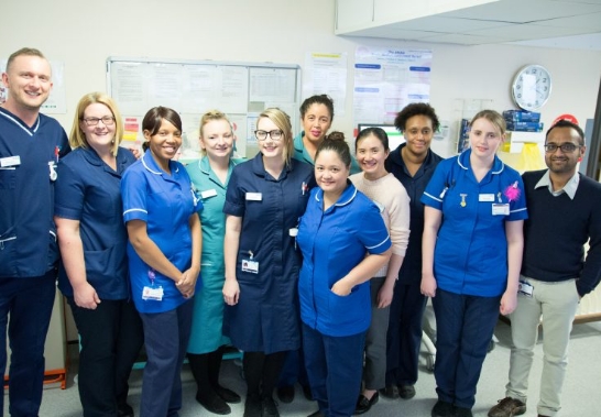 Sandwell and West Birmingham NHS Trust team photo