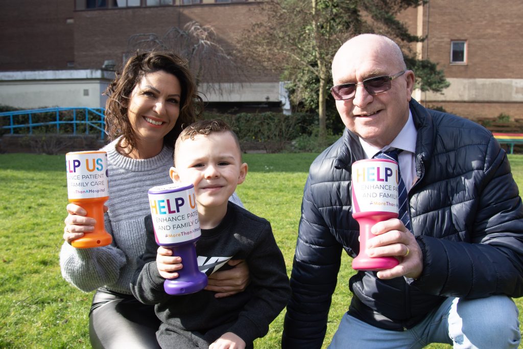 Bernard Yale with his family. He has been fundraising for the We Are Metropolitan campaign