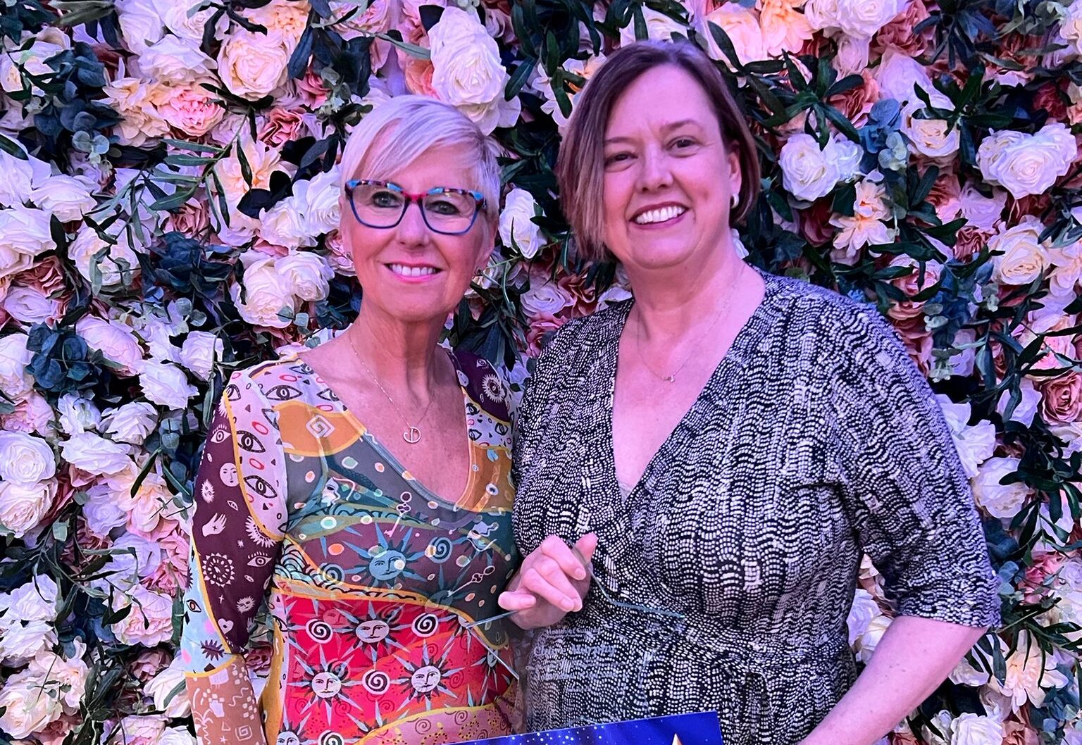 Diane Wake alongside Claire Murphy