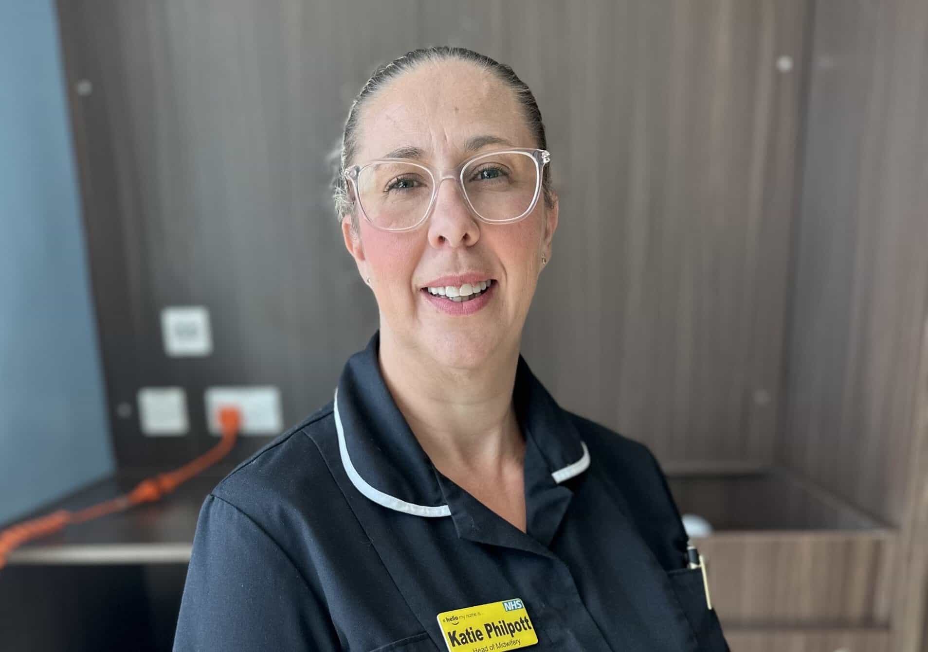 Head of Midwifery, Katie Philpott